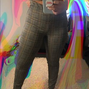 Plaid pacsun stretchy pants